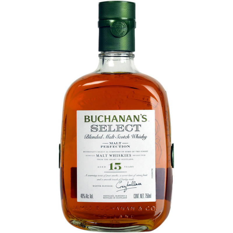 WHISKY BUCHANAN'S SELECT 15 AÑOS 750 ML