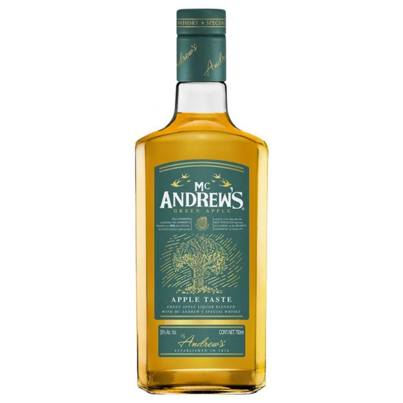 WHISKY MC ANDREW'S GREN APPLE 750 ML