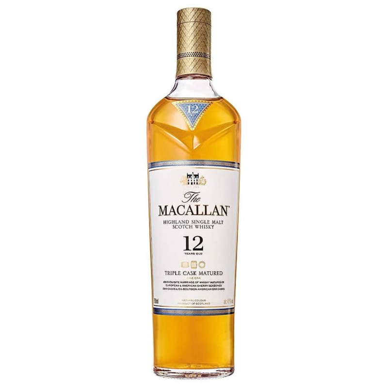 WHISKY MACALLAN 12 AÑOS TRIPLE CASK 700 ML