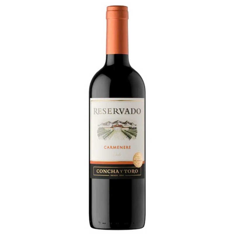 VINO TINTO CONCHA Y TORO RESERVADO CARMENERE 750 ML